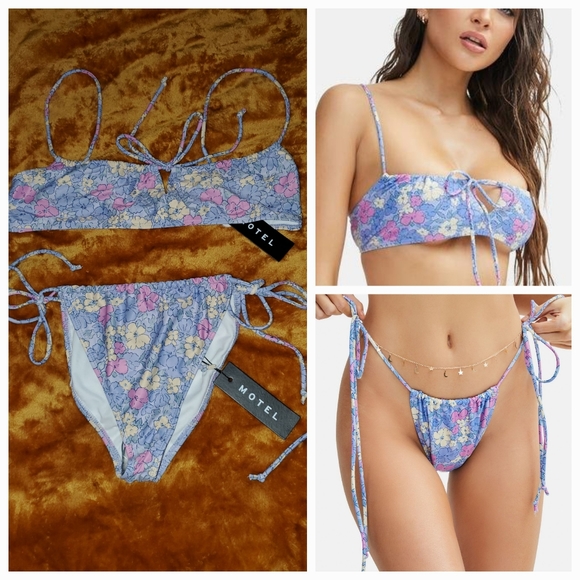 Motel Rocks Floral Bikini Set 👙